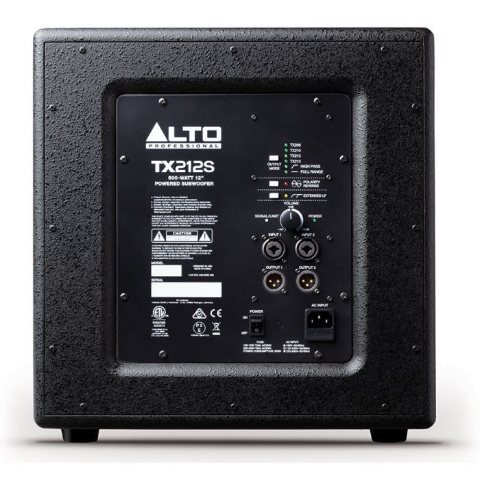 Студійний сабвуфер Alto Professional TX212S зображення 2