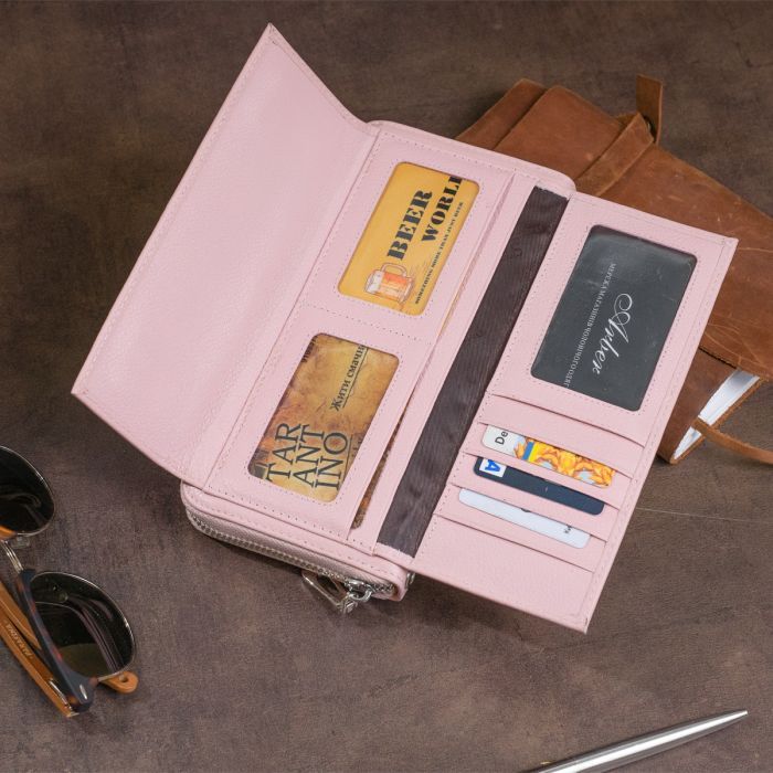 Гаманець ST Leather Рожевий (19297) зображення 10