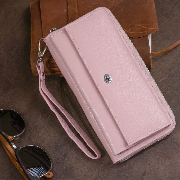 Гаманець ST Leather Рожевий (19297) зображення 11