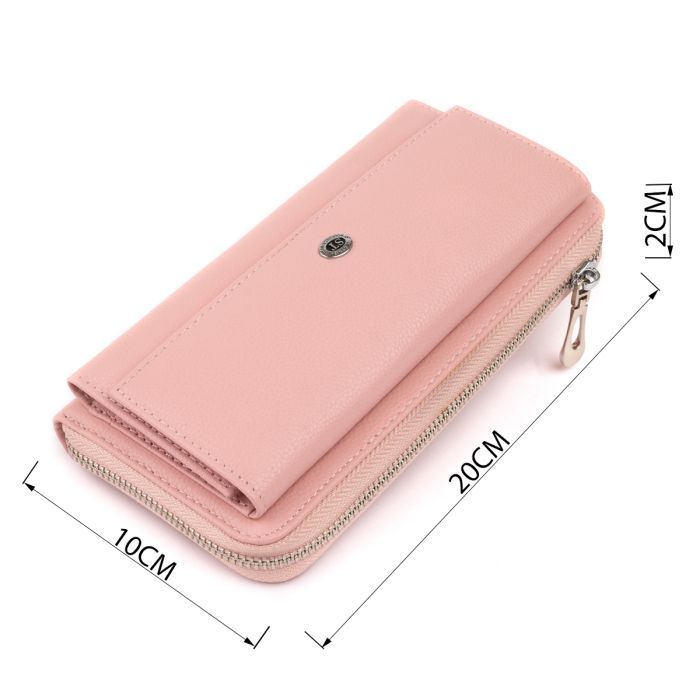 Гаманець ST Leather Рожевий (19297) зображення 3