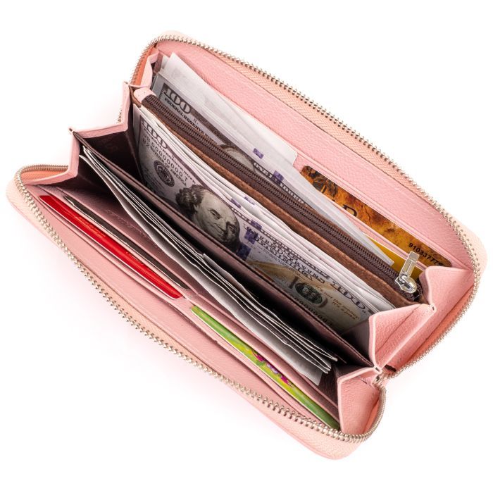 Гаманець ST Leather Рожевий (19297) зображення 8