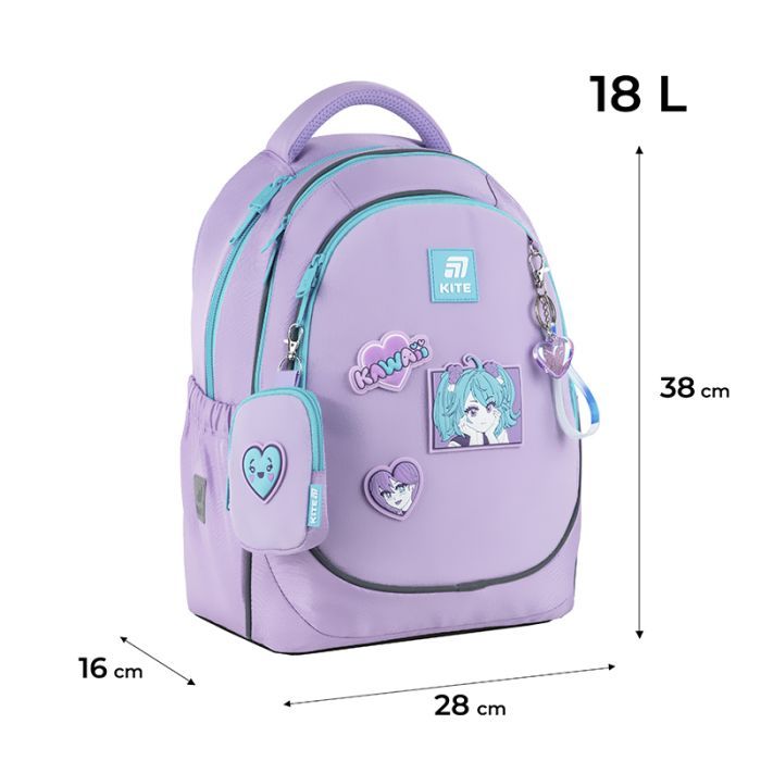 Рюкзак школьный Kite Education 700 Kawaii Love (K25-700M-6) изображение 2