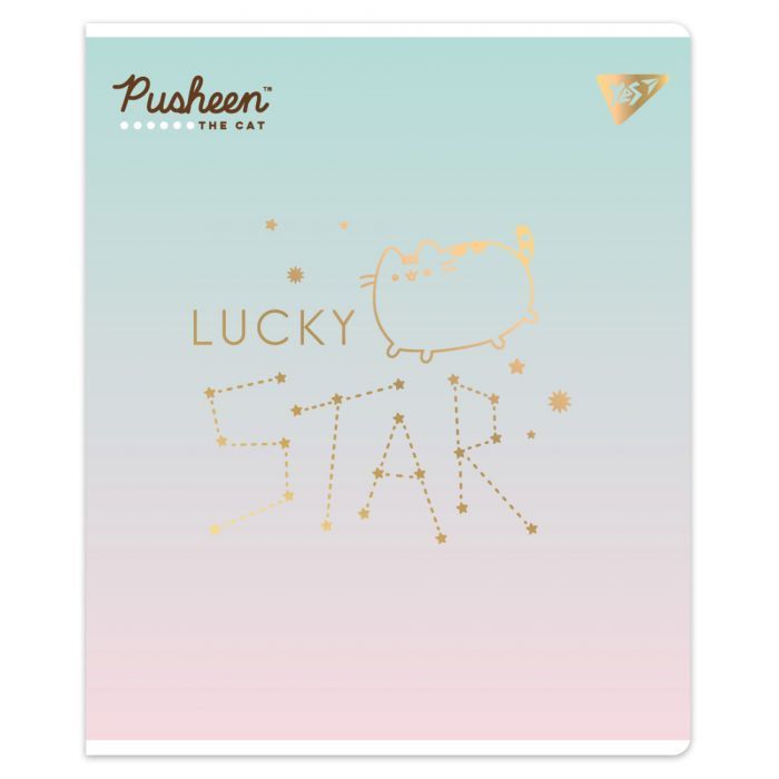 Зошит Yes Goldstar Pusheen А5 12 аркушів клітинка (767493) зображення 2
