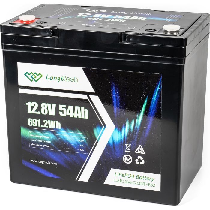 Батарея LiFePo4 Longttech 12.8V - 54Ah (LAR1254-G22NF-R32) зображення 2