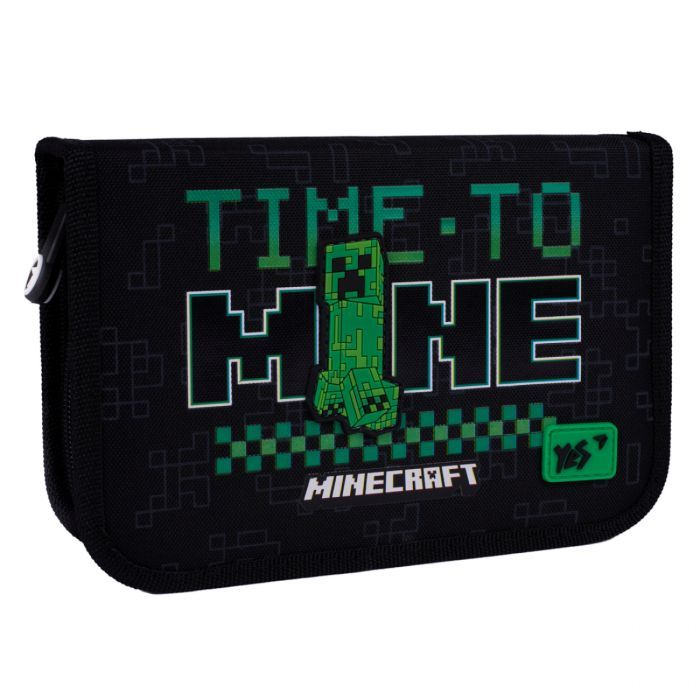 Пенал Yes Minecraft Time HP- одинарний з двома клапанами (533631) зображення 2