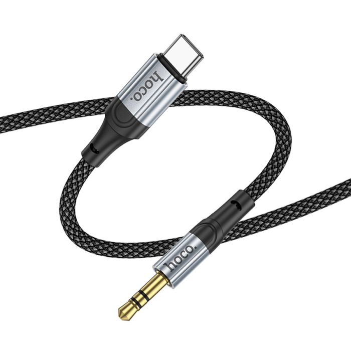 Кабель мультимедійний USB-C to 3.5mm M 1.0m Black HOCO (6942007608824) зображення 6