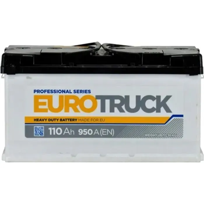 Акумулятор автомобільний EUROTRUCK 6СТ-110АЗ (1) (+/-) (L5) 950А 12V (E)