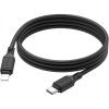Дата кабель USB-C to Lightning 1.0m Cool silicone PD 20W X90 black HOCO (6931474788382) изображение 4