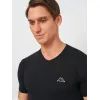 Футболка Kappa T-shirt Mezza Manica Scollo V K1316 Nero чорний M (8052394816691) зображення 4