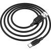 Дата кабель USB 2.0 AM to USB-C 1.0m 3A silicone BX42 black BOROFONE (6931474736765) изображение 2