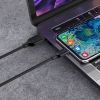 Дата кабель USB 2.0 AM to USB-C 1.0m 3A silicone BX42 black BOROFONE (6931474736765) изображение 4