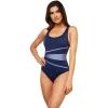 Купальник Aqua Speed Stella Lady 299-41 чорний, блакитний 42 (5908217686664)