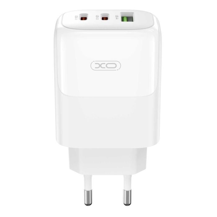 Зарядний пристрій XO L139 83W 2xUSB-C PD65W + USB-A QC18W White (L139_White) зображення 3