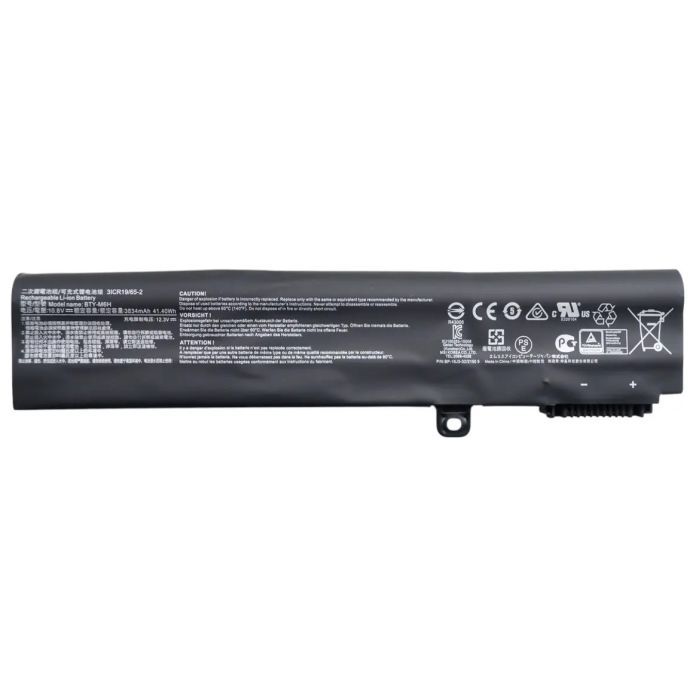 Аккумулятор для ноутбука MSI BTY-M6H, 3834mAh (41.4Wh), 6cell, 10.8V, Li-ion (A71021)