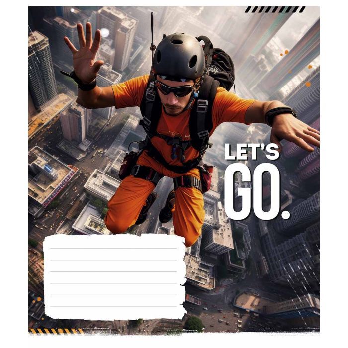 Зошит Школярик Let's go 24 аркуша клітинка (024-3482K) зображення 3