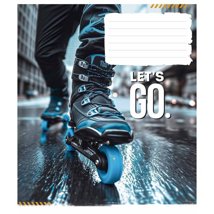 Зошит Школярик Let's go 24 аркуша клітинка (024-3482K) зображення 5