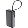 Батарея универсальная Acefast 10000mAh 30W PD, USB-C witch cable, USB-A, Li-Pol, M7 Black (6974316283379) изображение 2