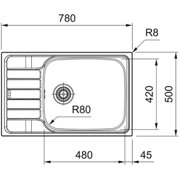Мойка кухонная Franke Spark SKL 611-78 XL (101.0716.716) изображение 2