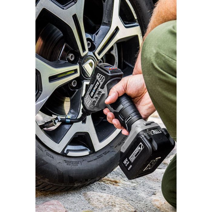 Автомобильный компрессор Graphite Energy+ 18V, 7бар (без АКБ и ЗУ) (58G041) изображение 5