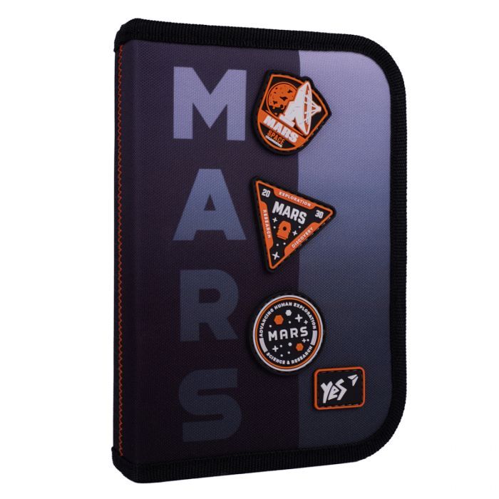 Пенал Yes Mars HP-04 твердий одинарний з двома клапанами (533632)