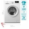 Пральна машина PRIME Technics PWF 6105 O зображення 2