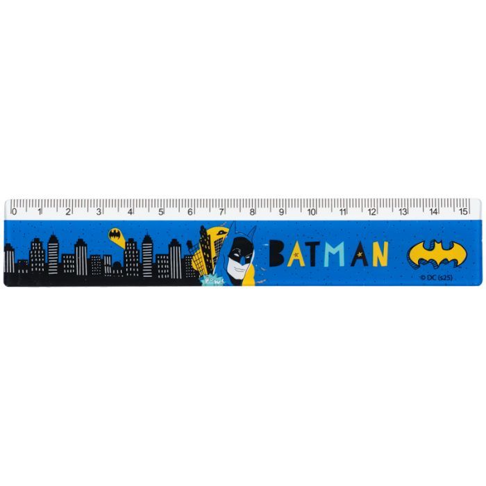 Линейка Kite DC Comics, 15 см (DC25-090)