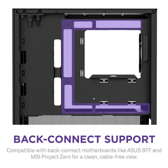 Корпус NZXT H3 Flow All Black (CC-H31FB-01) зображення 7