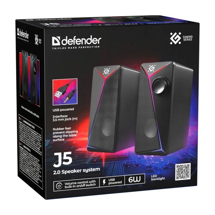 Акустическая система Defender J5 Black (65965) изображение 7