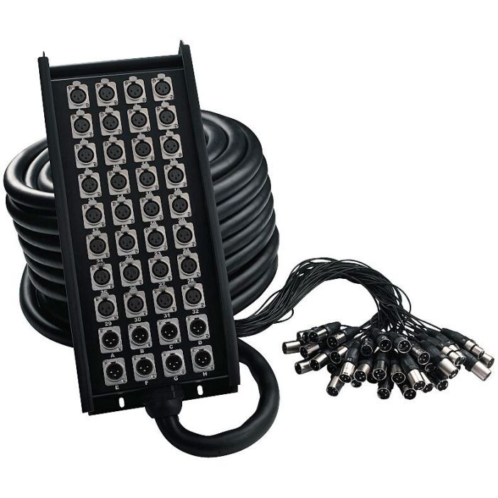 Мультикор RockCable Multicore Cable + Stage Box - 32 x Send / 8 x Return (30m) (RCL 30930)
