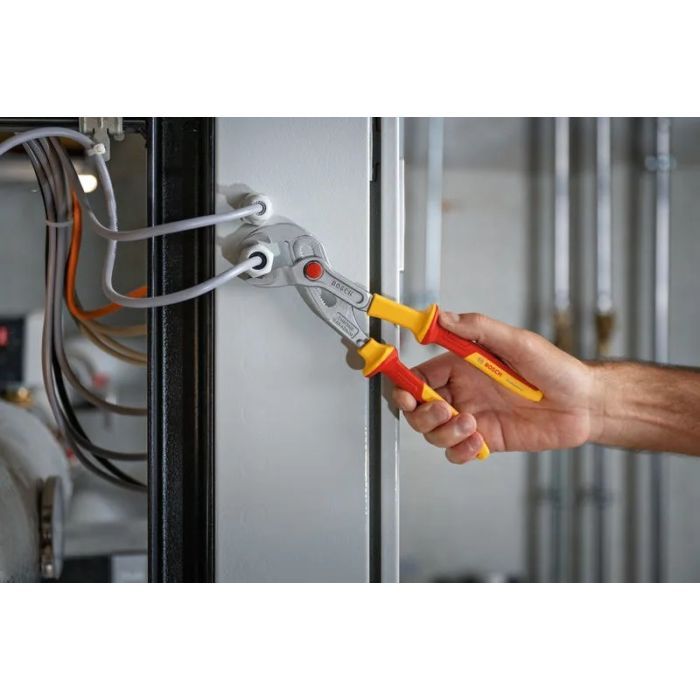 Кліщі Bosch Professional, переставні, 250 мм, ізольовані, VDE (1.600.A02.NE5) зображення 2
