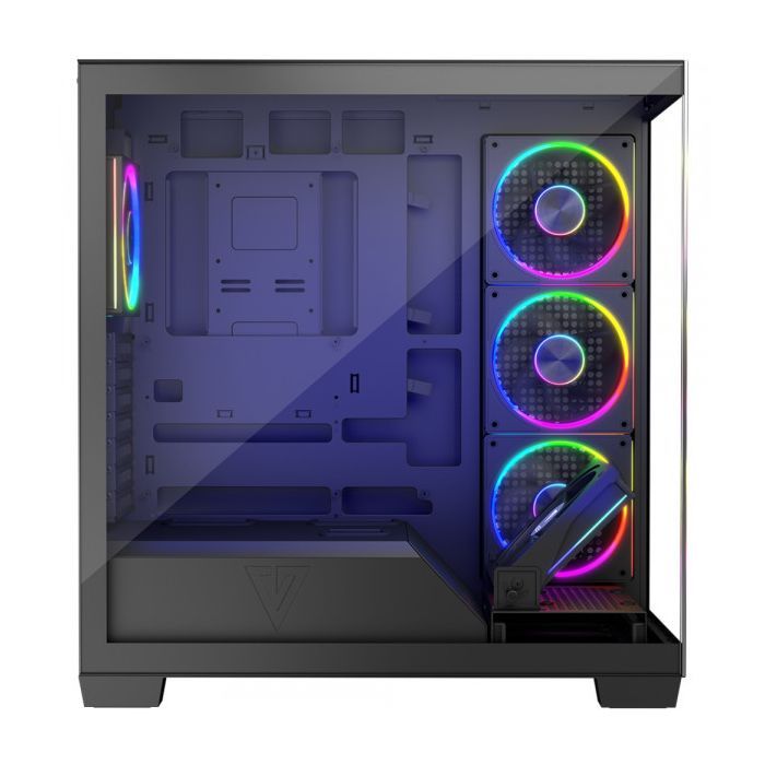 Корпус Modecom VOLCANO STELLAR ARGB MIDI 5x120mm fans BLACK (AT-STELLAR-5F-ARGB-10) изображение 5