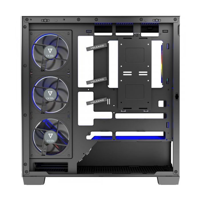 Корпус Modecom VOLCANO STELLAR ARGB MIDI 5x120mm fans BLACK (AT-STELLAR-5F-ARGB-10) изображение 6