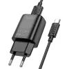 Зарядное устройство HOCO C134A USB + cable USB to USB-C 2.4A black (6942007621359) изображение 3