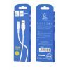 Дата кабель USB 2.0 AM to USB-C 1.0m 2.4A silicone white Denmen (DM-D06T-WH) изображение 3