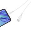Дата кабель USB 2.0 AM to USB-C 1.0m 2.4A silicone white Denmen (DM-D06T-WH) изображение 4