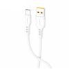 Дата кабель USB 2.0 AM to USB-C 1.0m 2.4A silicone white Denmen (DM-D06T-WH)