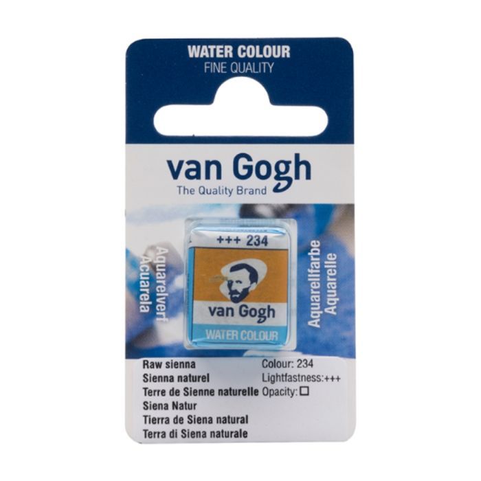 Акварельні фарби Royal Talens Van Gogh (234), Сієна натуральна, кювета (8712079419028)