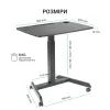 Приставний стіл OfficePro з регулюванням ODM380B (ODM380B) зображення 2