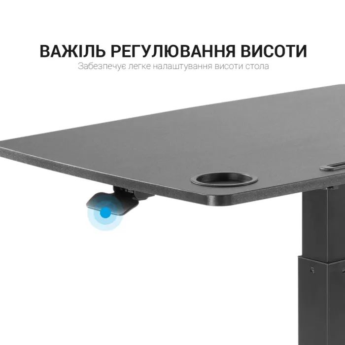 Приставний стіл OfficePro з регулюванням ODM380B (ODM380B) зображення 6