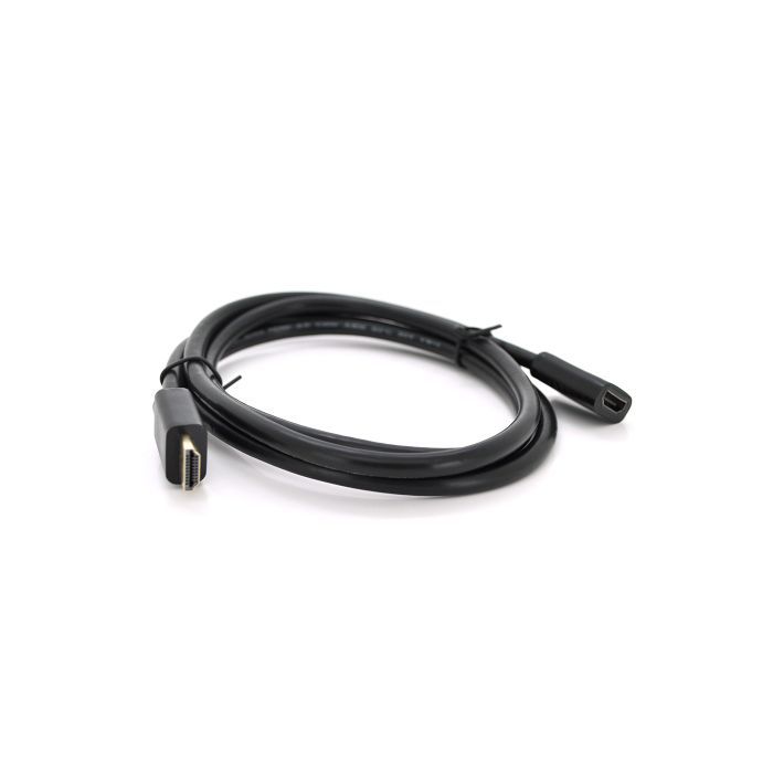 Кабель мультимедийный HDMI M to HDMI F 1.5m V2.0 VEGGIEG (HF-1.5)