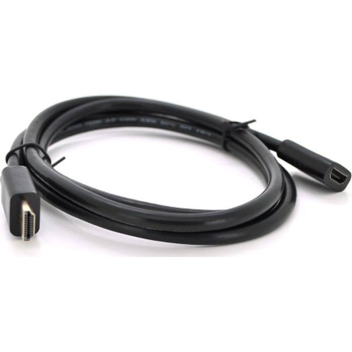 Кабель мультимедійний HDMI M to HDMI F 1.5m V2.0 VEGGIEG (HF-1.5) > ціни в Києві та Україні Кабель мультимедійний HDMI M to HDMI F 1.5m V2.0 VEGGIEG (HF-1.5)