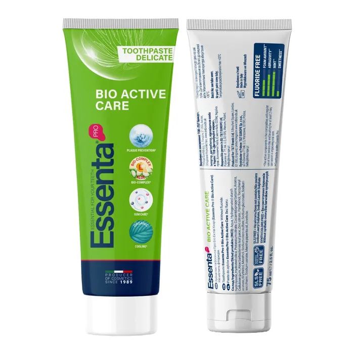 Зубна паста Essenta Pro Bio Active Care 75 мл (8031447500091) зображення 3
