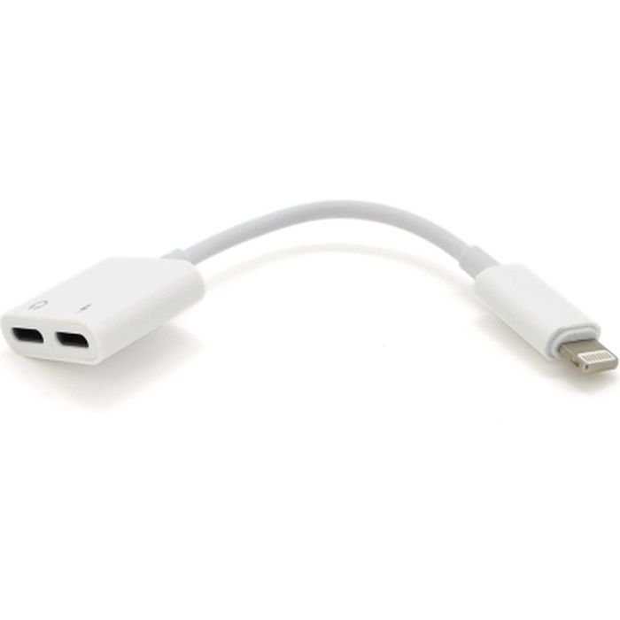 Переходник Lightning M to 2xLightning F 0.05m white Voltronic (J008/2L) > цены в Киеве и Украине Переходник Lightning M to 2xLightning F 0.05m white Voltronic (J008/2L)