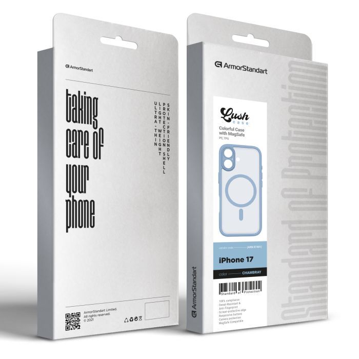Чехол для мобильного телефона Armorstandart Lush MagCase Apple iPhone 17 Black (ARM87480) изображение 3
