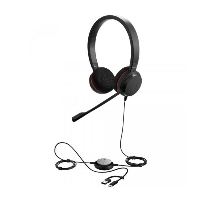 Навушники Jabra Evolve 20 Stereo USB C/A MS (4999-823-169) зображення 2
