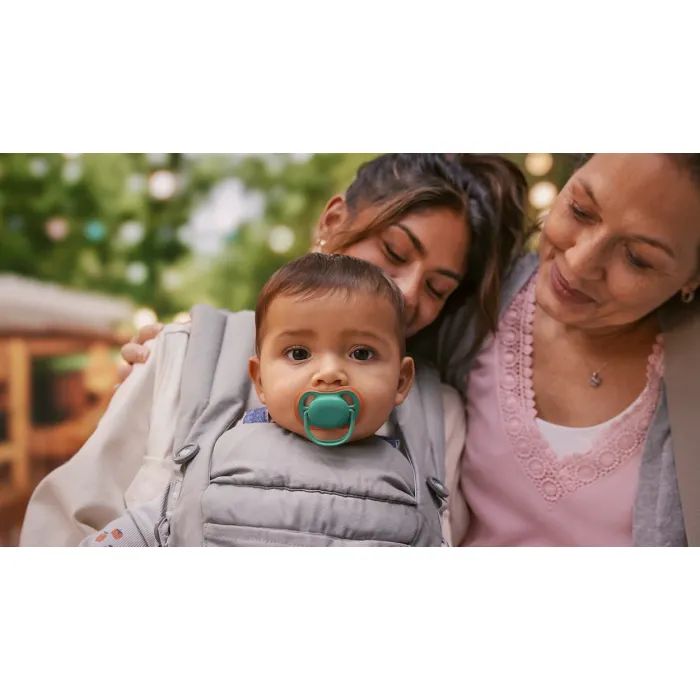 Пустушка Philips AVENT Ultra Air 6-18 місяців 2 шт, зелено-блакитна (SCF087/11) зображення 5