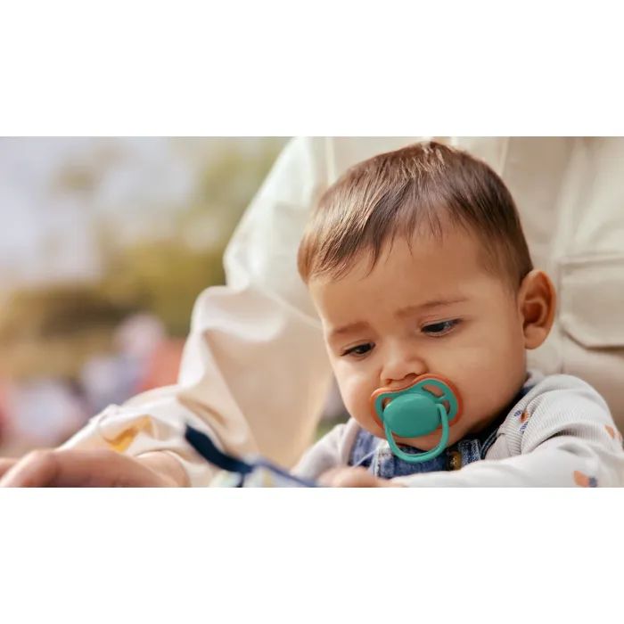 Пустушка Philips AVENT Ultra Air 6-18 місяців 2 шт, зелено-блакитна (SCF087/11) зображення 7