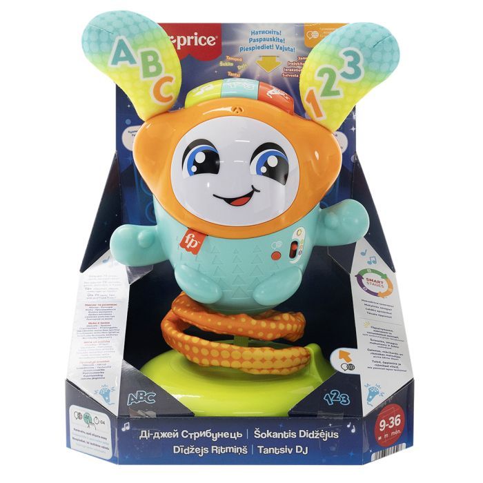 Інтерактивна іграшка Fisher-Price Smart Stages Ді-Джей Стрибунець багатомовний (JLH74) зображення 2