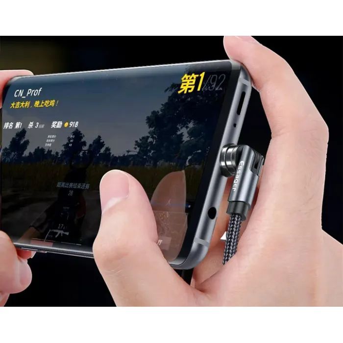 Дата кабель USB 2.0 AM to Micro 5P 1.0m magnetic black Essager (EXCCXM-WC0G) изображение 6