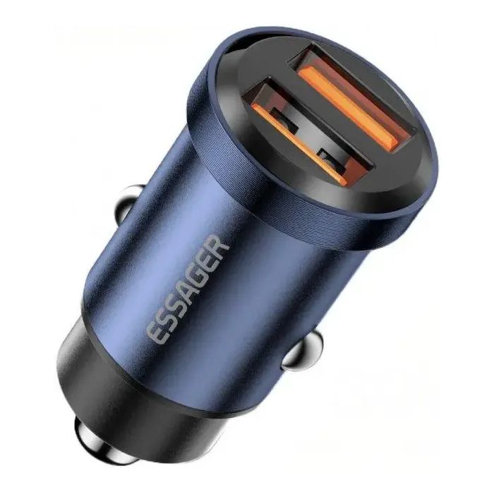 Зарядное устройство Essager 2xUSB 30W blue (ECC2A-TL03)